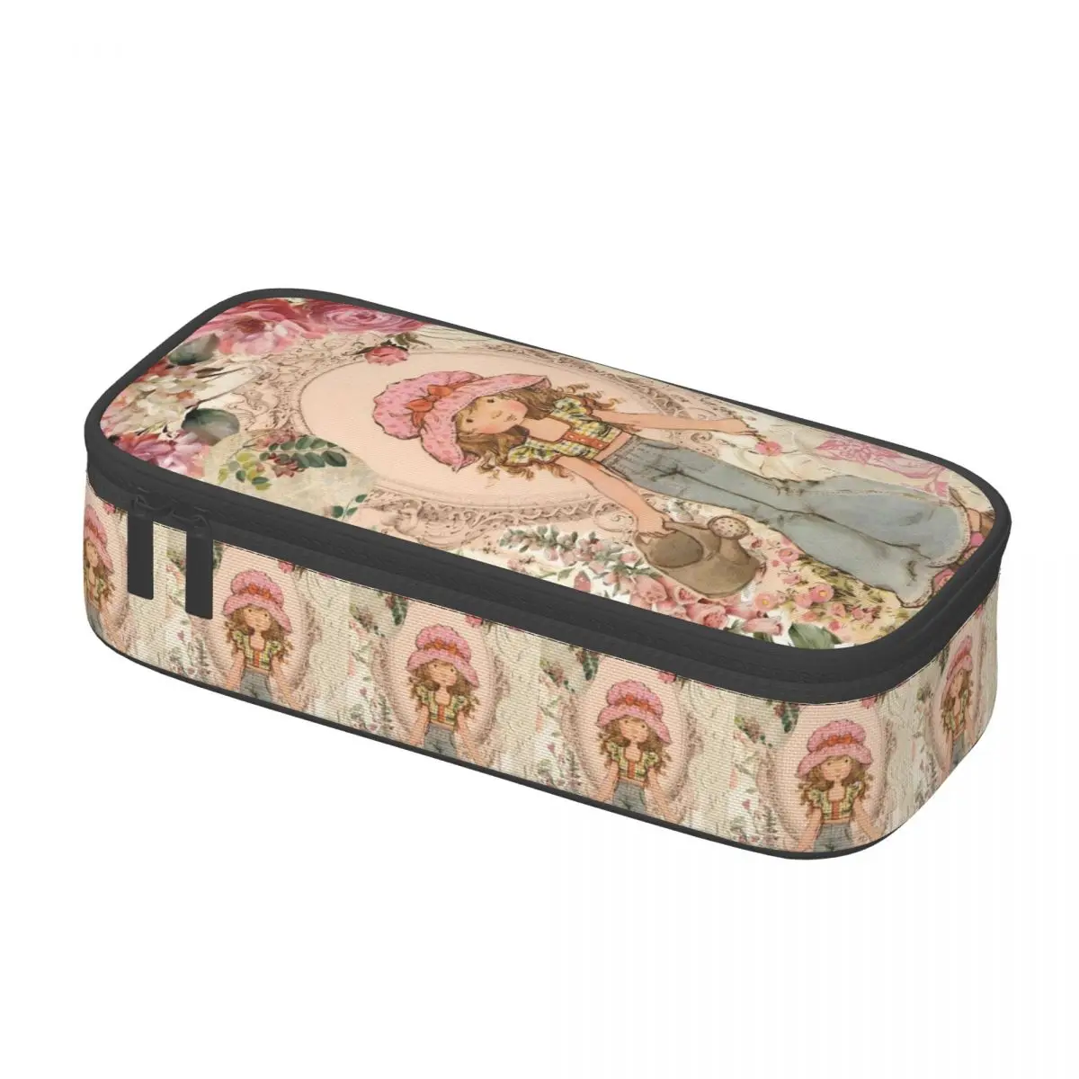 Custom Adorable Cute S-Sarahs K-Kays School Pencil Cases Boy Girl Big Capacity Cartoon Pencil Bag Pouch Students Stationery