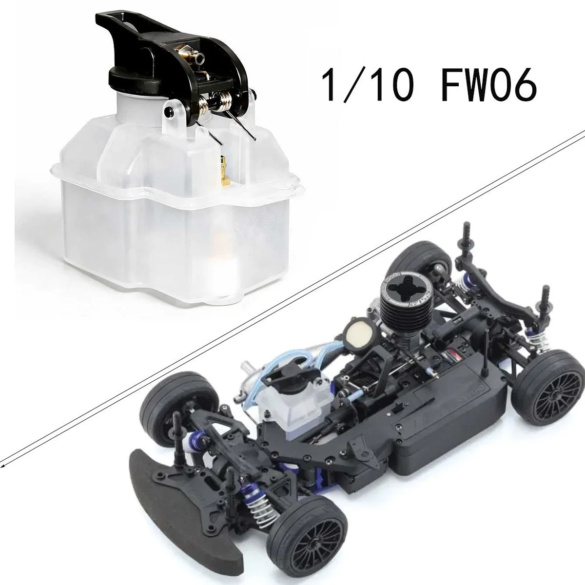 

Fuel Tank VS113 for Kyosho FW06 1/10 RC Car Upgrade Parts Spare Accessories