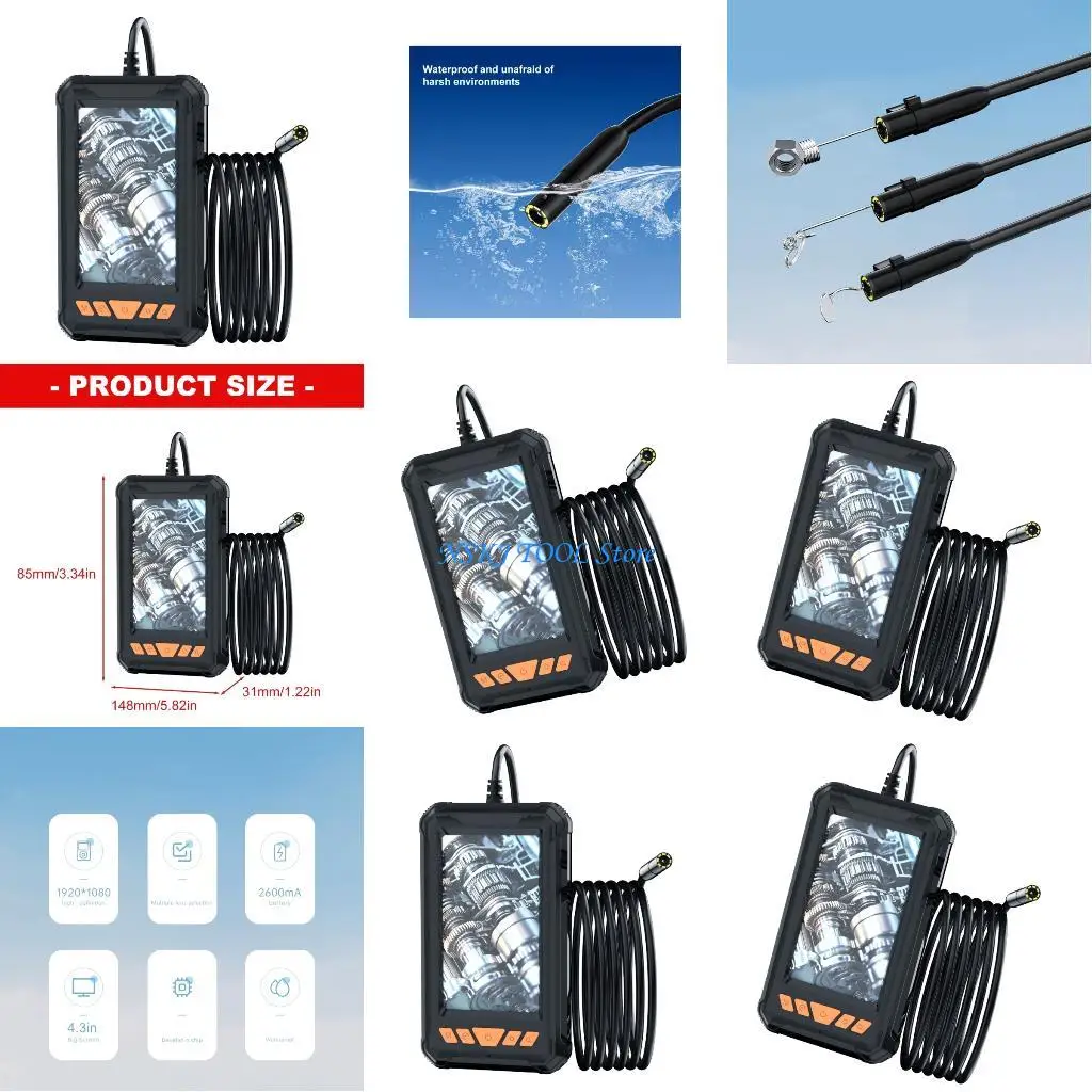 

L8RC Strong Hard Cable Wide Angles Endoscope Easy to Use for Tight Space Detection