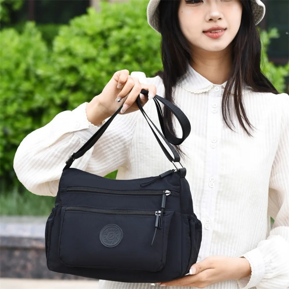 

Сумка через плечо из ткани Оксфорд с несколькими карманами, многослойная сумка для мамы большой вместимости, сумка для сообщений, сумка для телефона, большая вместительная сумка на плечо