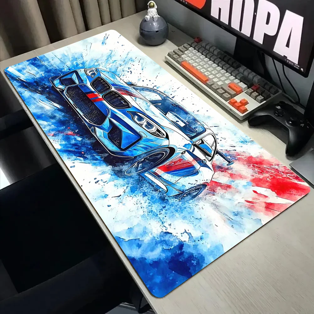 

Cool Coupe BBA-Sports car Mouse Pad Desk Mat Stitched Edge Non-Slip pad for computer mouse keyboard Gaming pads tapis souris