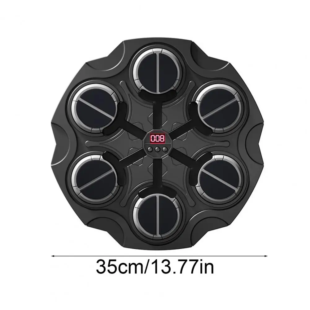 Picture 7: Music Boxing Machine with Gloves Wall-Mounted Boxing Target with LED 9 Speed Adjustable Electronic Boxing Trainer Punching Pad