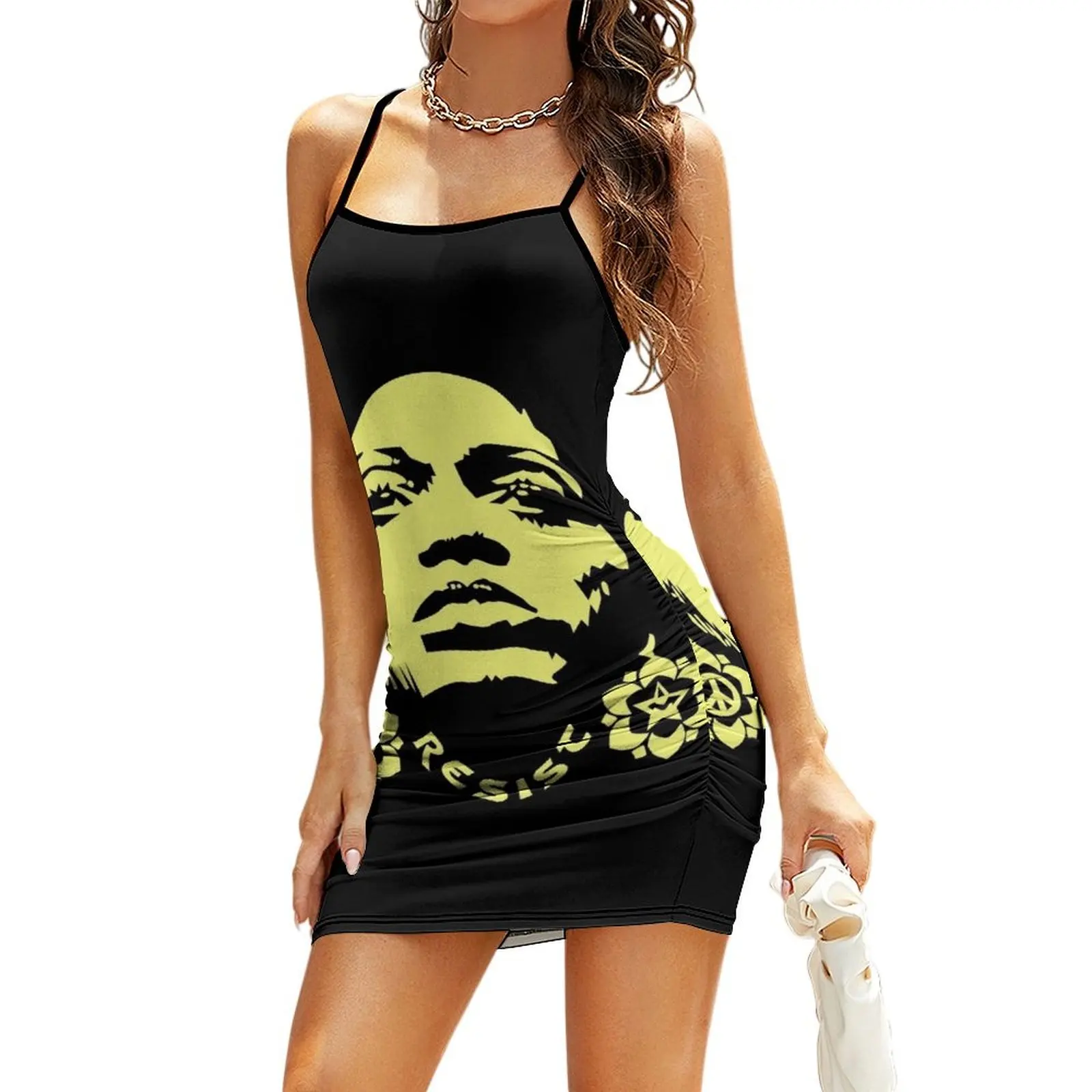 

Angela Davis Sling Dress women's evening dresses party dresses woman women clothes dresses with long sleeves Dress