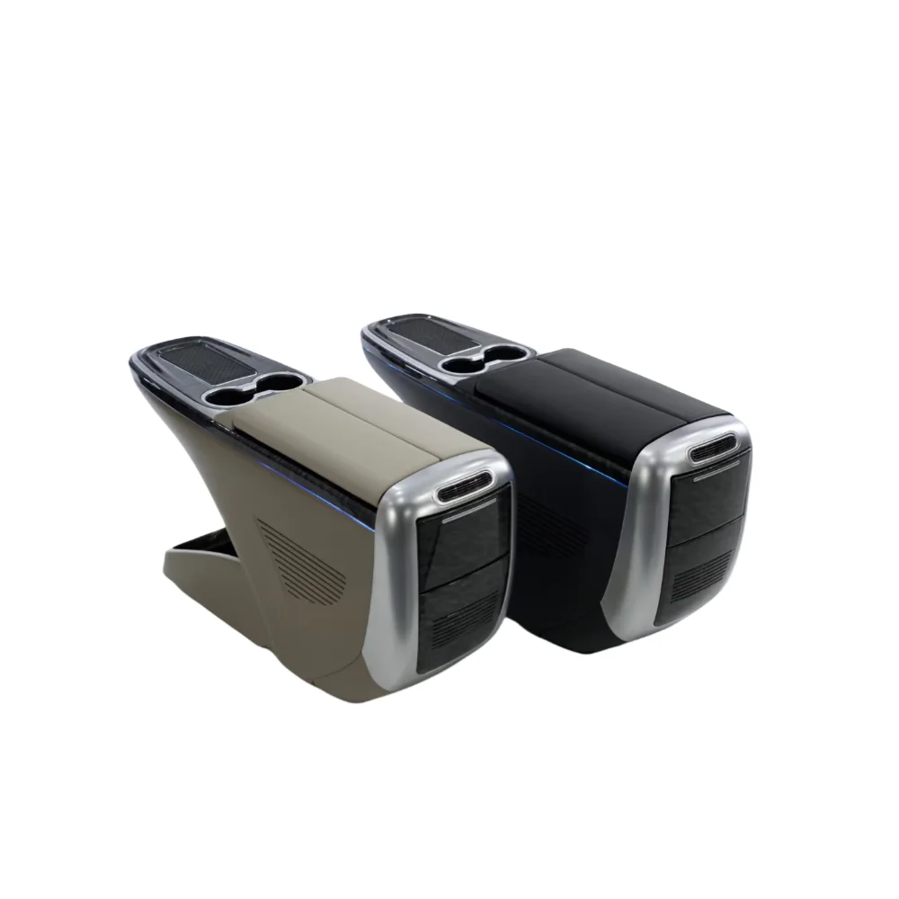 

Interstellar USB Port Center Console Organizer Car Accessories Armrest Storage Box Upgrade for Toyota Alphard