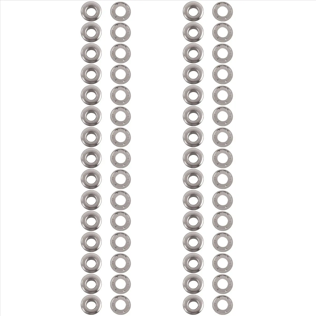 Occhielli ABQR SP6 - Confezione da 60 - Marine - Copertine per tende, barche e teloni