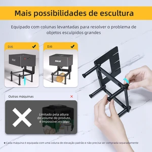 Daja Laser Engraver CNC DIY DJ6 آلة النقش بالليزر 3000mW سريع مصغرة شعار العلامة التجارية طابعة القاطع الخشب البلاستيك أعلى 10 مبيعات لآلة النقش بالليزر البلاستيكية - رقم 2