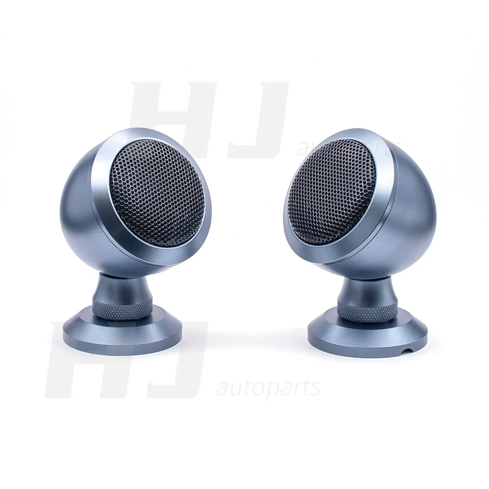 

2pcs Car 2 inch Tweeter Aluminum Boxes Base Black Silver Treble Seat Tweeters Socket Installation Metal auto Speaker Adapter