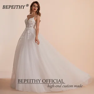 Bepeithy Custom Boho Ivory Line Lace Wedding Dresses for the Women of the Bride 2023 until the Sexy Pavement Garden New Wedding Dress 6 Main Sales Selling Wedding Dress - №3