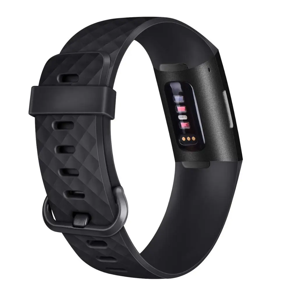 Correa de silicona para reloj inteligente Fitbit Charge 3 SE, pulsera deportiva de repuesto, Charge4/3SE