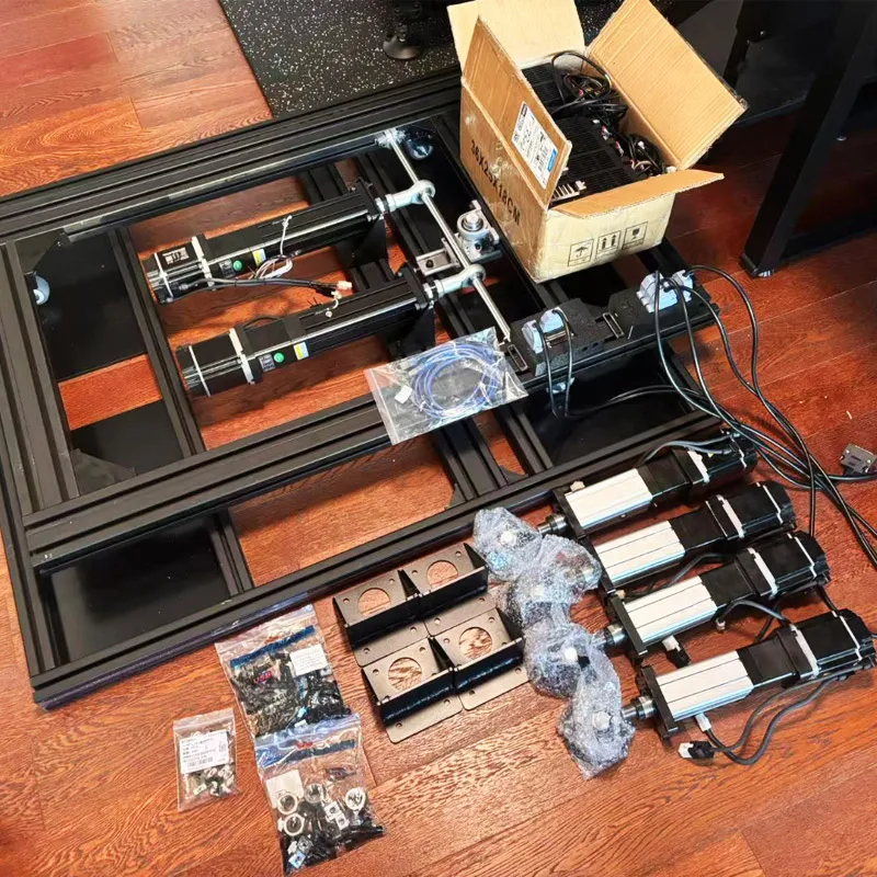 High Performance 6DOF Motion Racing Simulator Motion Platform With Cockpit Seat And Motion Rig Actuator System For VR Simracing