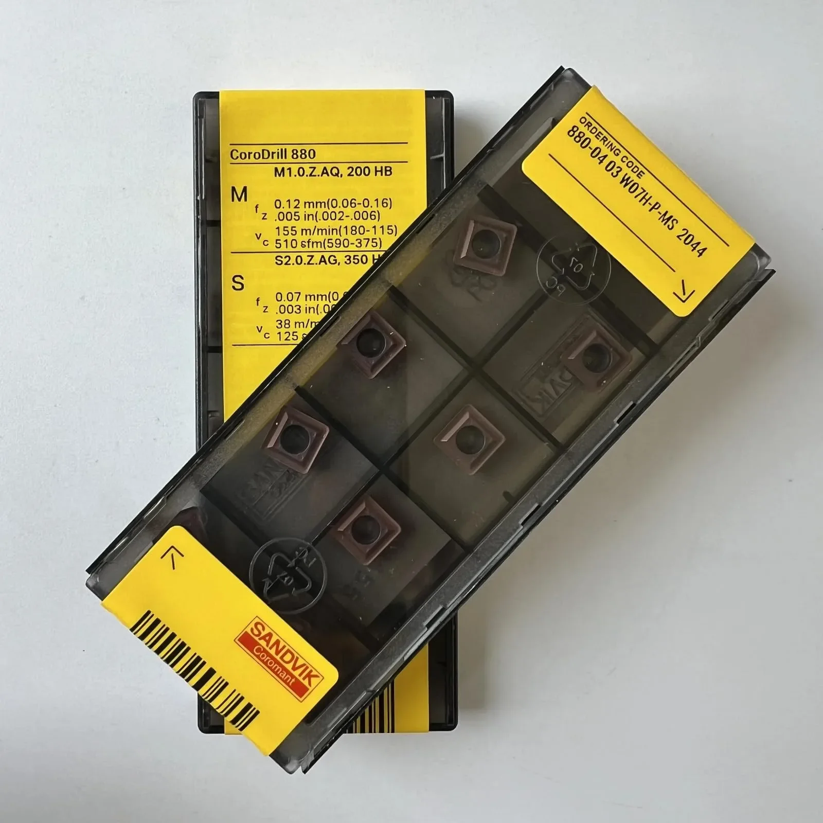 Оригинальный SANDVIK/880-0403W07H-P-MS 2044/лезвие с ЧПУ из твердого сплава, 10 шт.