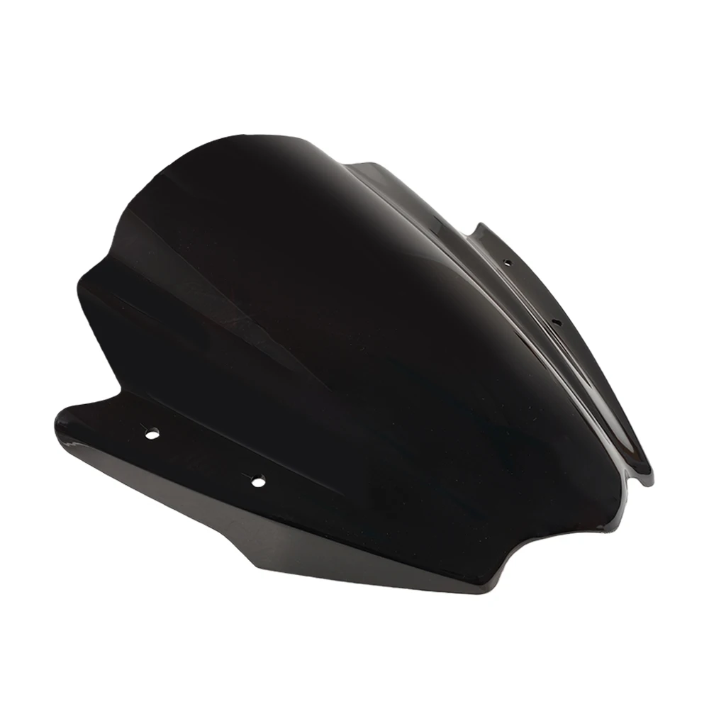 Universal Motorcycle Windshield Fit For 22 - 25mm Handlebar Street Bikes Bracket Heightened Modified Thickened Front WindScreen