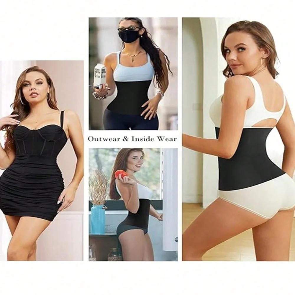 Women's Shapewear Waist Trainer - Breathable Nylon Fabric Abdominal Control Bralette for Fitness And Training Slimming Underwear