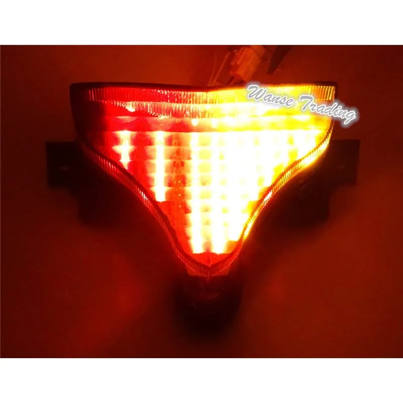 waase For Yamaha YZF R1 2009 2010 2011 2012 2013 2014 Tail Light Brake Turn Signals Integrated LED Light