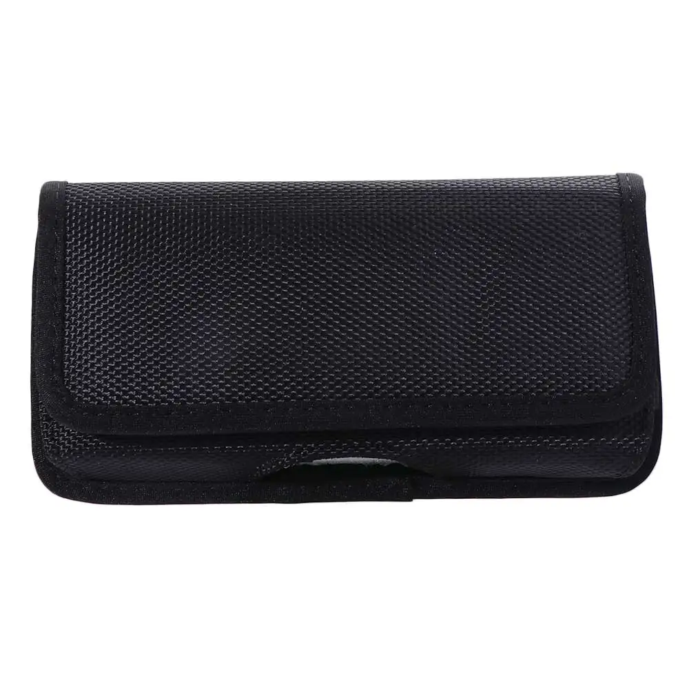 Universelle 3,5-6,3 Zoll Flip-Cover Oxford-Stoff Gürtelclip Handytasche Handytasche Handytasche für die Taille Handyhülle – Detail 7