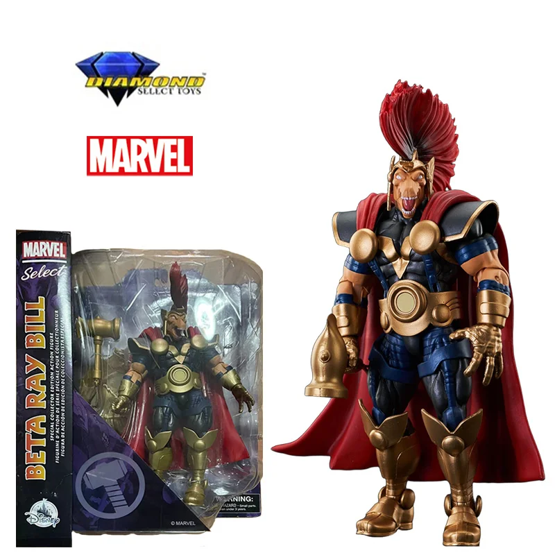 Diamond Select Toys DST Marvel Select Beta Ray Bill 1/12 8.5 Inches Anime Original Action Figure Model Toy Gift Collection