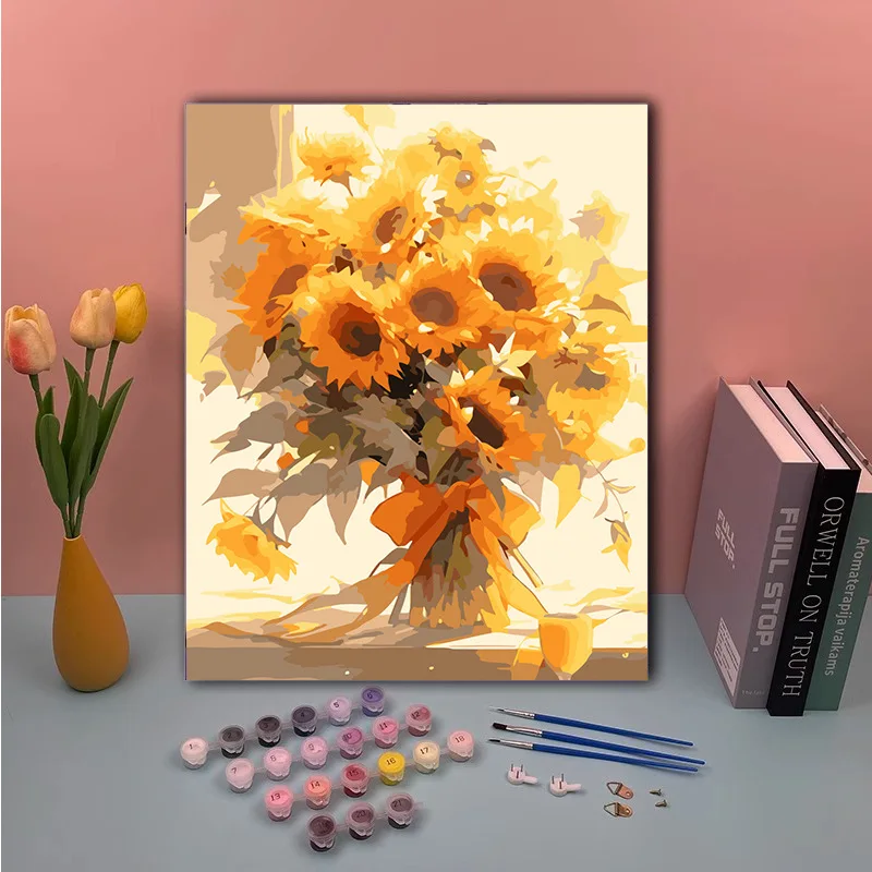 

5111561 Digital oil painting living room decorative painting sofa background wall hanging painting