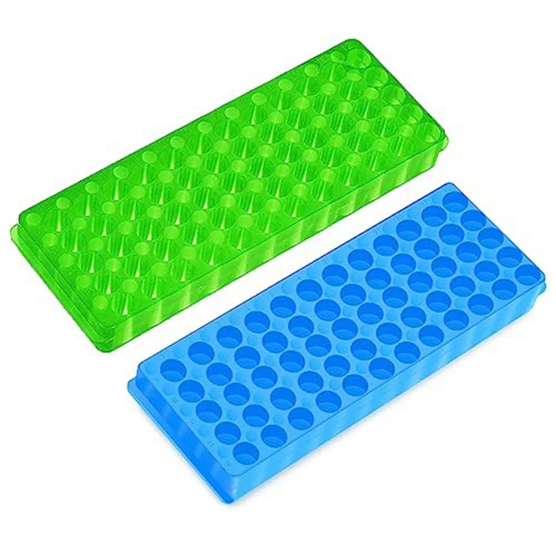 A13E-3Pcs أنبوب الرف على الوجهين لوحة الطرد المركزي الأنابيب الرف ل 0.5 مللي-2 مللي أنبوب الطرد المركزي 60 ثقوب سهلة التركيب سهلة الاستخدام