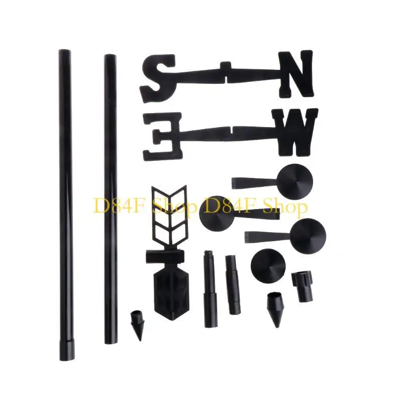 

D84F Rain Gauge with Meteorological Measurer Vane for Garden Outdoor