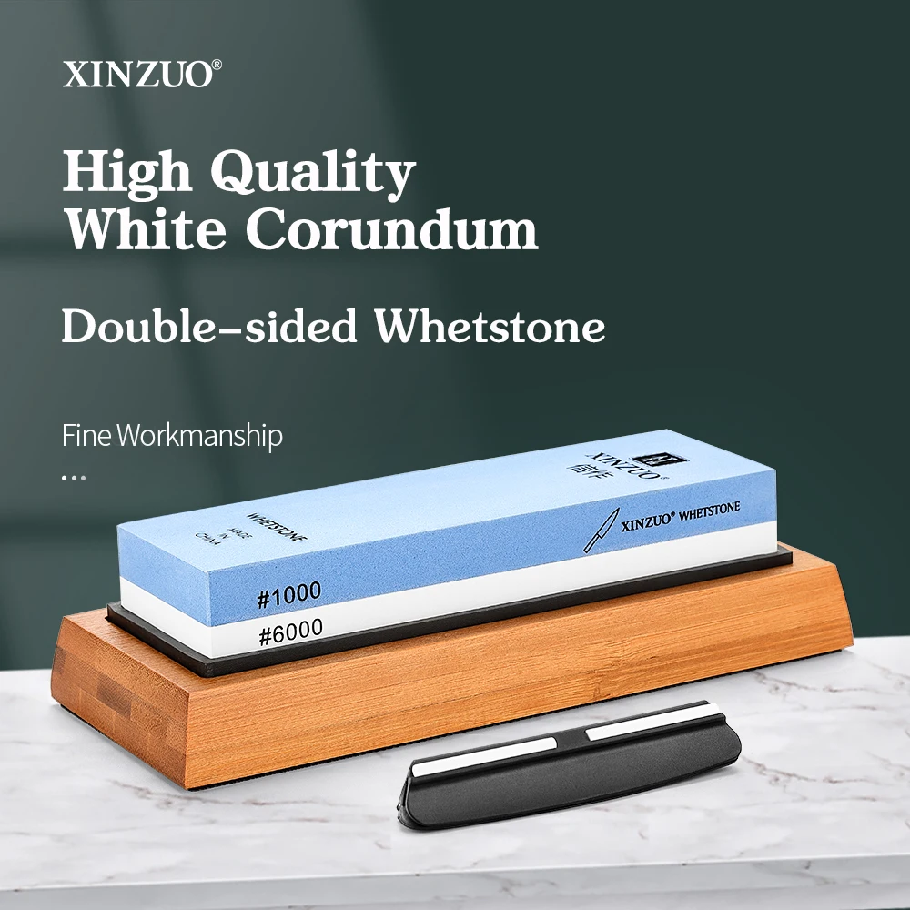 XINZUO Professional Knife Sharpener Double-side Whetstone Sharpening Stones Grinding Stone Water Stone Kitchen Tools