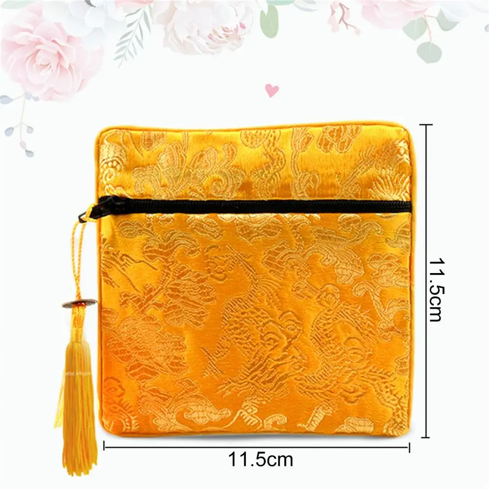 Coin Wallet Great Practical Storage Bag Coin Small Jewelry Embroidery Organizer Pouch for Household