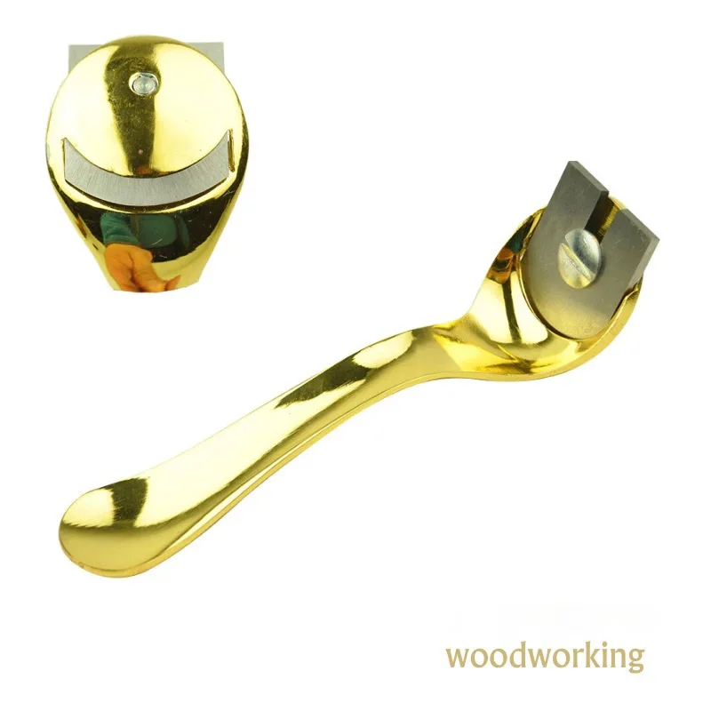 Qiangsheng Luban Carver's Spoon Plane，planer copper scraping knife spoon planing woodworking metal planing，Fine Woodworking tool