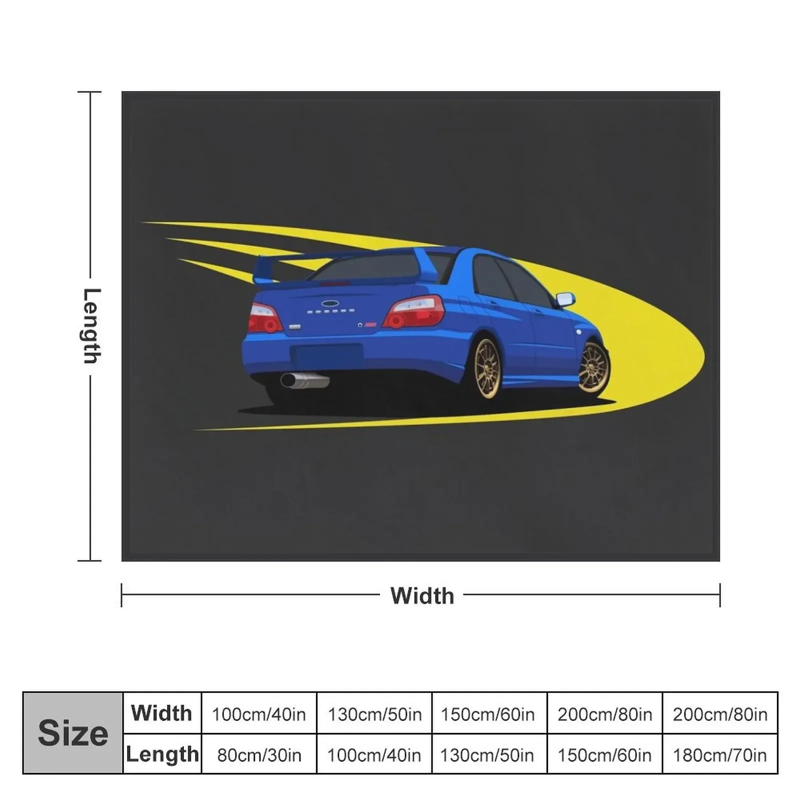 Impreza WRX Throw Blanket Soft Big christmas gifts Kid'S Blankets