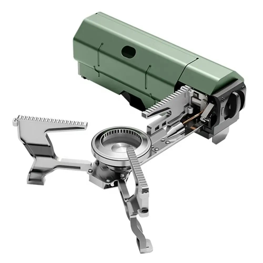 

Custom Color High Quality Portable Mini Gas Stove for Outdoor Camping & Picnics Foldable Design