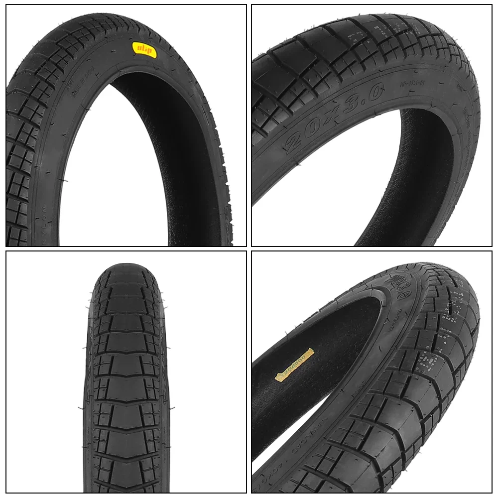 20x3.0 20x4.0 20x4.5 20x5.0 Fat Tire 20x400 Schlauch für 20 Zoll E-Bike – Verschleißfeste Offroad-Sand-Schnee-Reifen-Teile – Detail 3