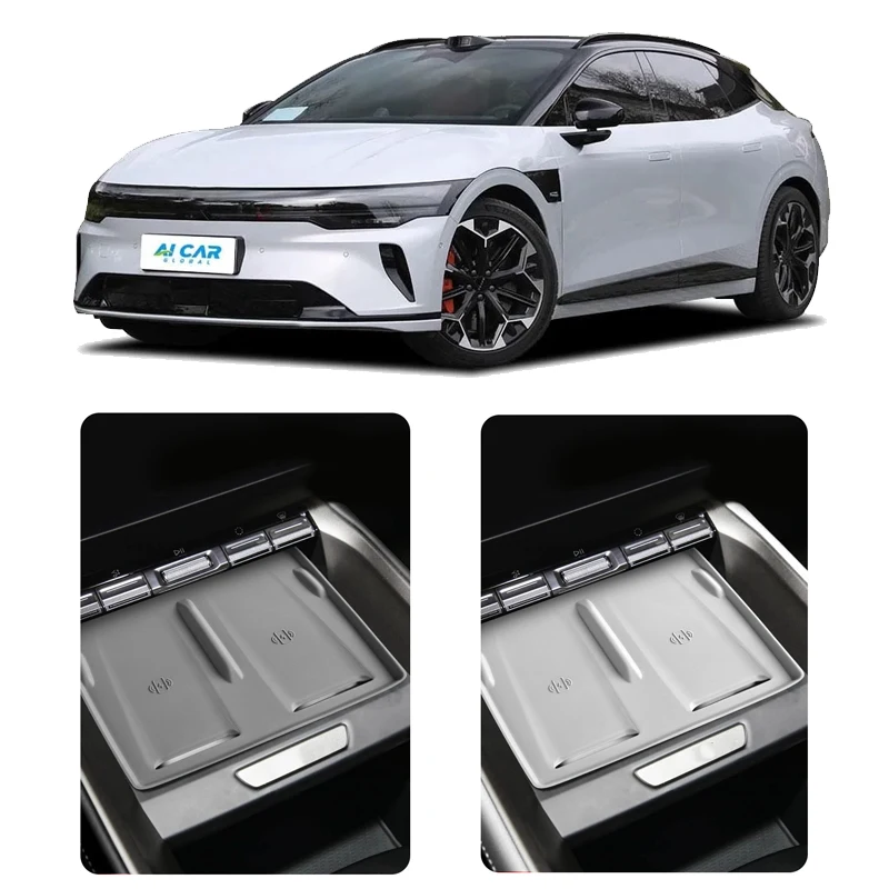 For Zeekr 007 GT 2025 2026 7 Car Interior Central Control Wireless Charging Pad Anti-slip Silicone Cover Mat Sticker Accessories