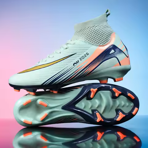 New Children Soccer Shoes Original Football Shoes Indoor Men Professional Football Field Boots Society Cleats Sneaker Non Slip