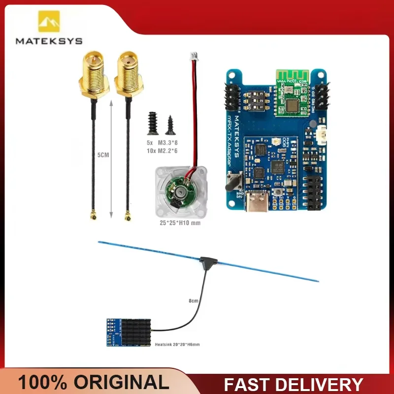 Matek MLRS MAVLink 900MHz TX RX Module Kit MR900-30-TX MR900-30-RX for Long Range RC Telemetry ArduPilot