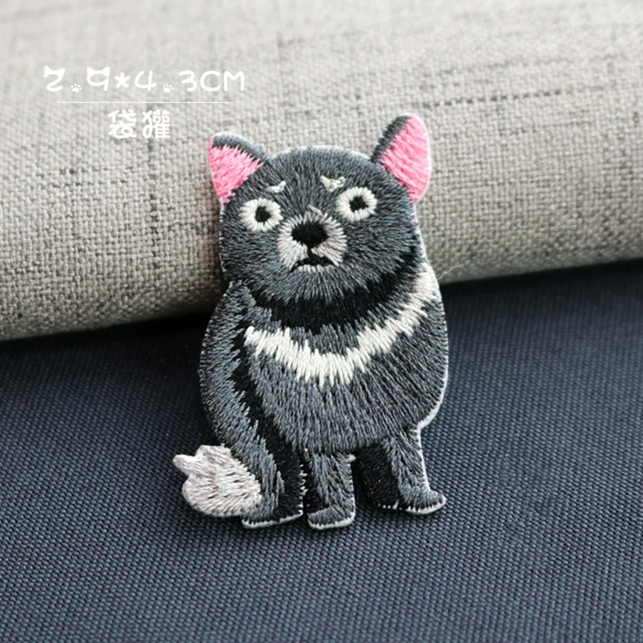 1 Pc Embroidered Cute Rare Animal Hedgehog Seal Sticker Iron On Dress Jacket Clothes Patch Garment Appliques DIY Accessories