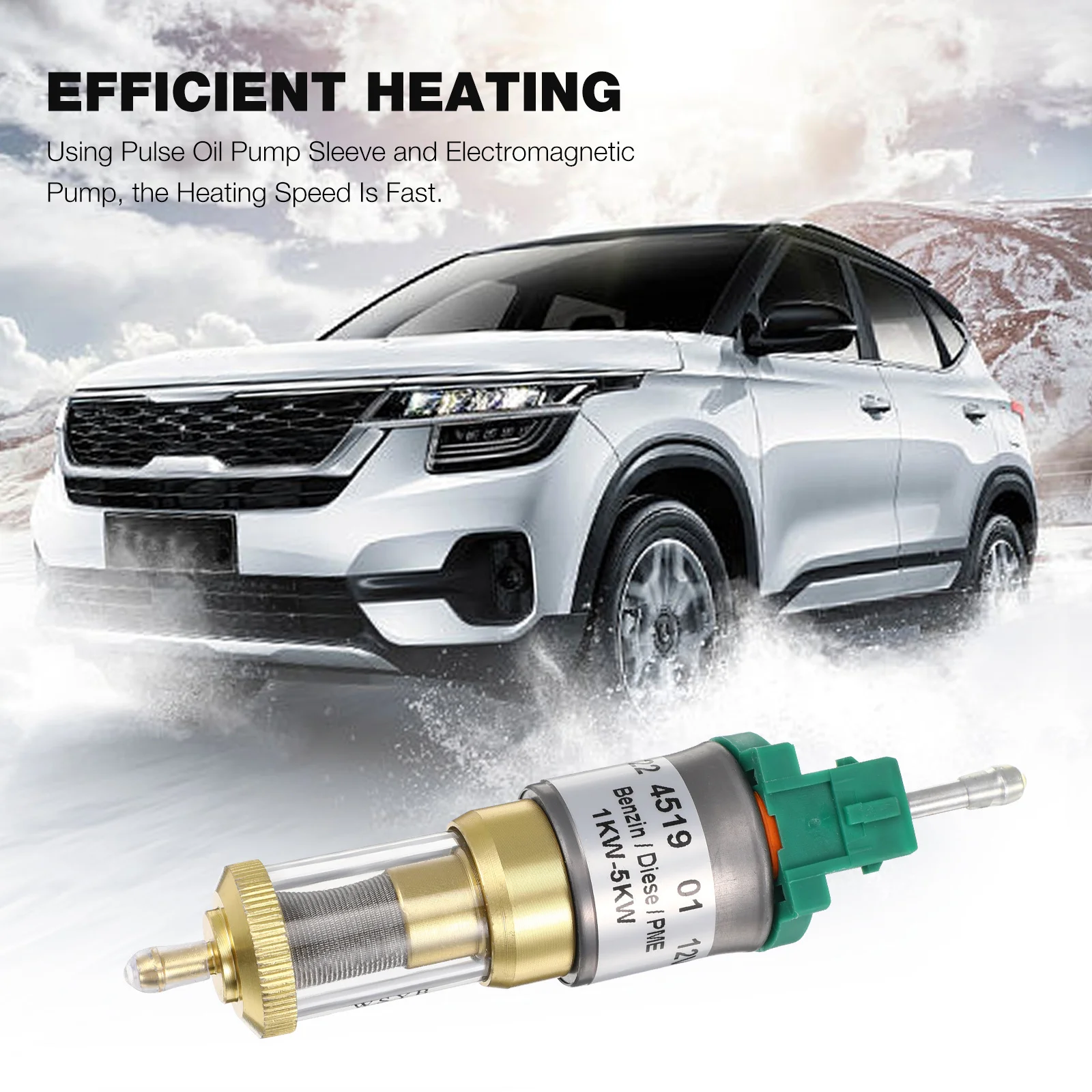 

For Automobile Universal Car Air Heater Fuel Dosing Pump 12V Electric Gas Pump Parking Heater Engine Parts