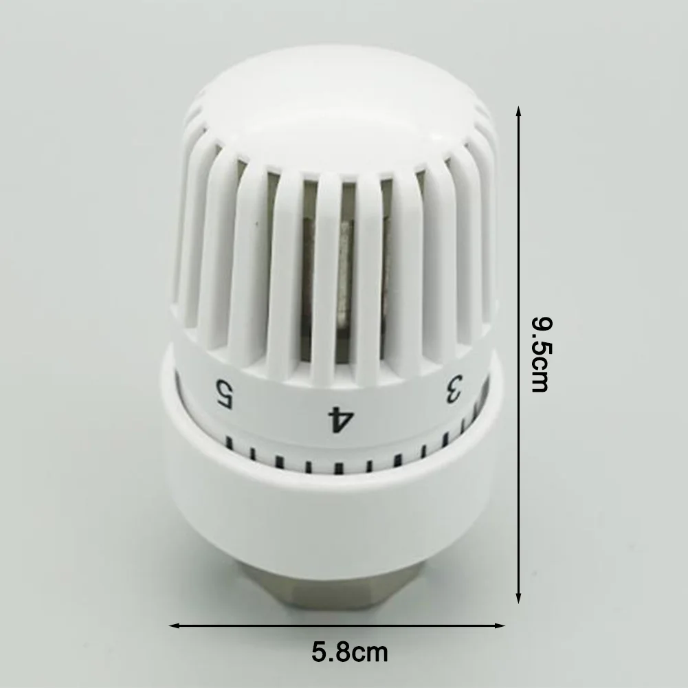 M30*1.5 Adjustable Temperature Control Temperature Control Thermostatic Head Compatible With M30 X 1.5 Valves Easy To Operate