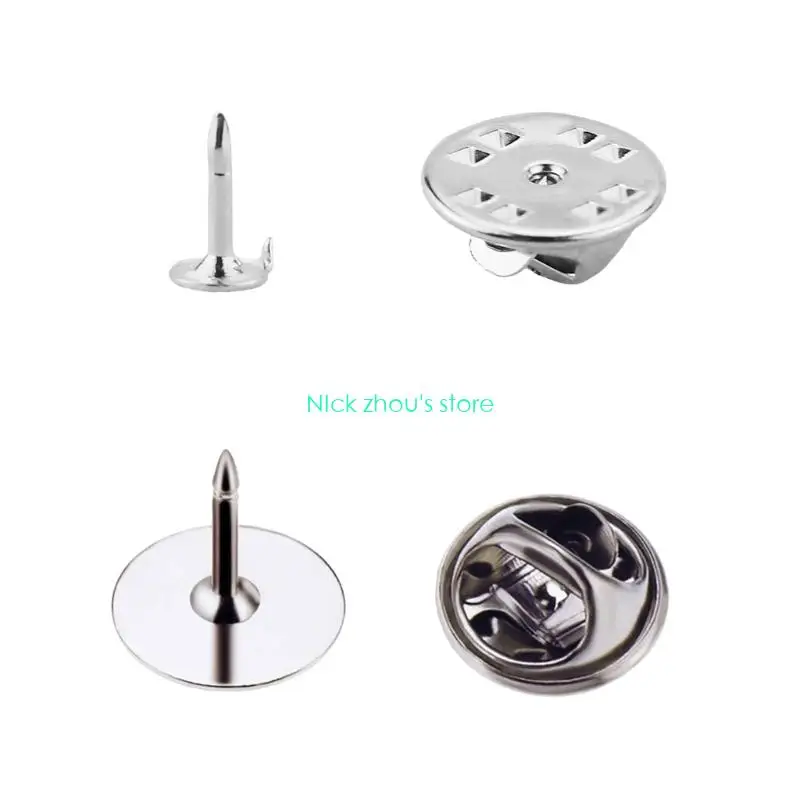 

Застежка штыря отворотом бабочки облегченного сплава Э15Э декоративная для нескольких аксессуаров