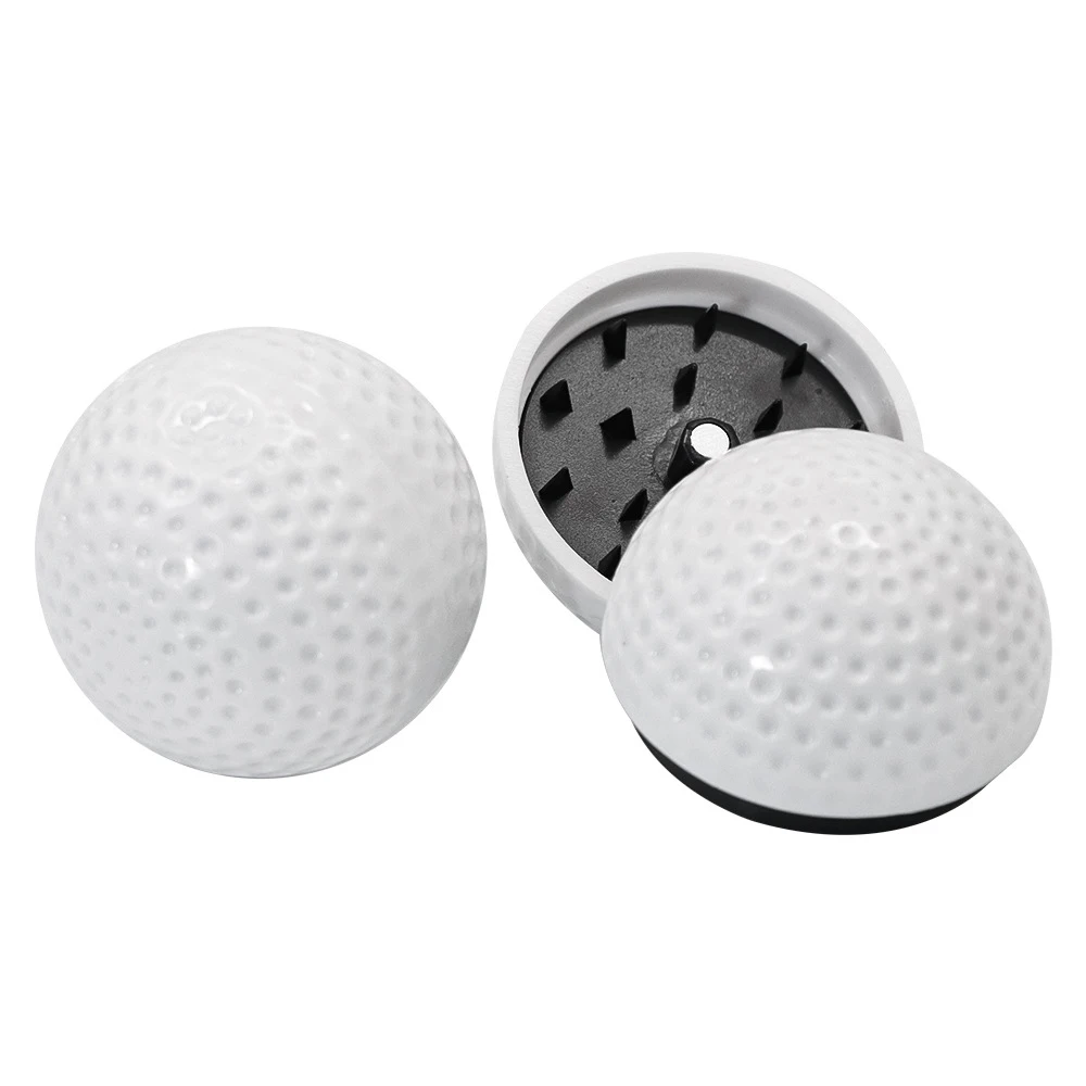 

Golf Plastic Grinder Hand Model Crushers 2 Layers 43mm White Detachable Man Gift
