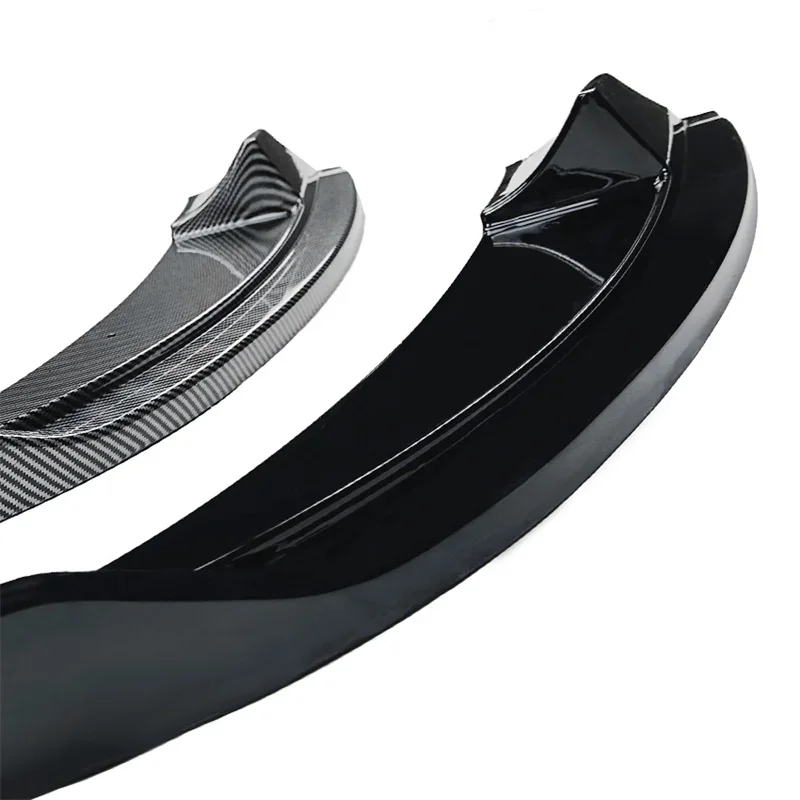 Car Front Bumper Splitter Lip For BMW E60 E61 M5 2005 2006 2007 2008 2009 2010 Gloosy Black Diffuser Spoiler Guard Body Kits