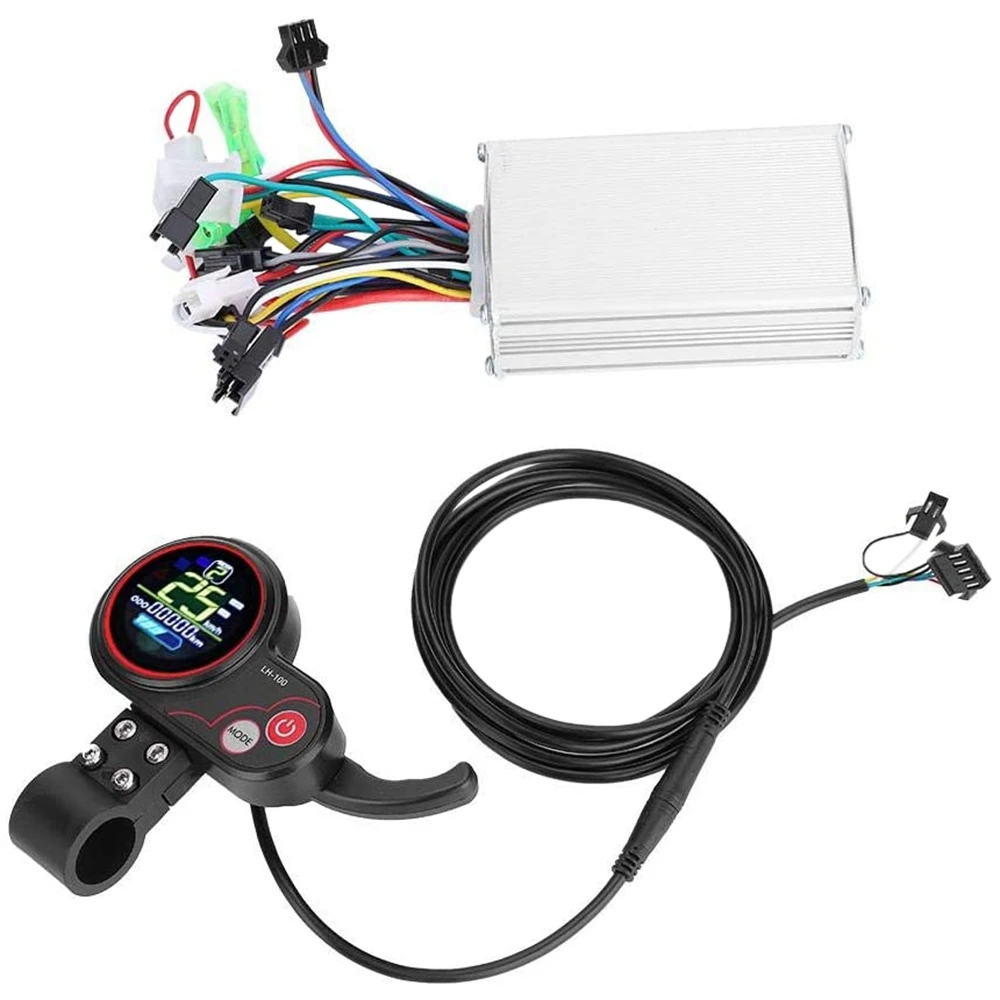 

36V 350W Electric Scooter Bike Control Instrument with LCD Display Thumb Throttle for Electric Scooter Bicycles