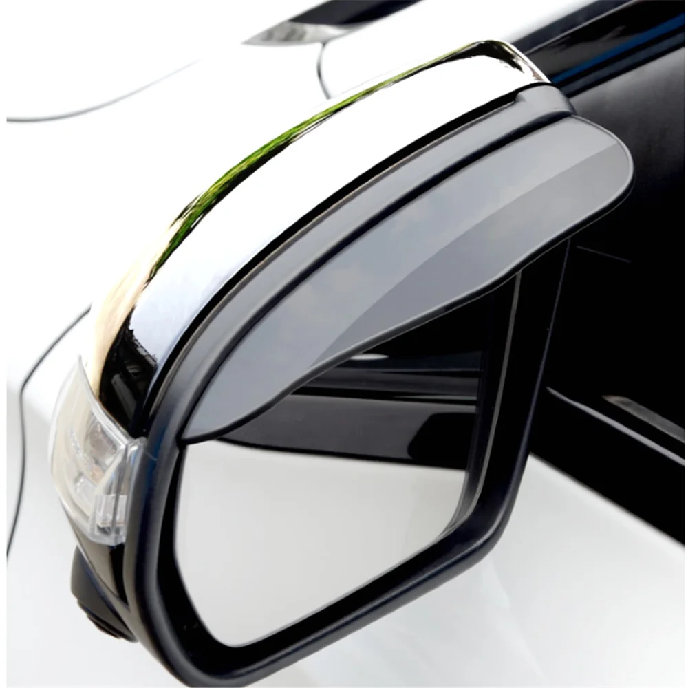 2Pcs car Mirror Rain Shield Shade Cover for Dacia duster logan sandero stepway lodgy mcv 2 Renault Megane Modus Espace