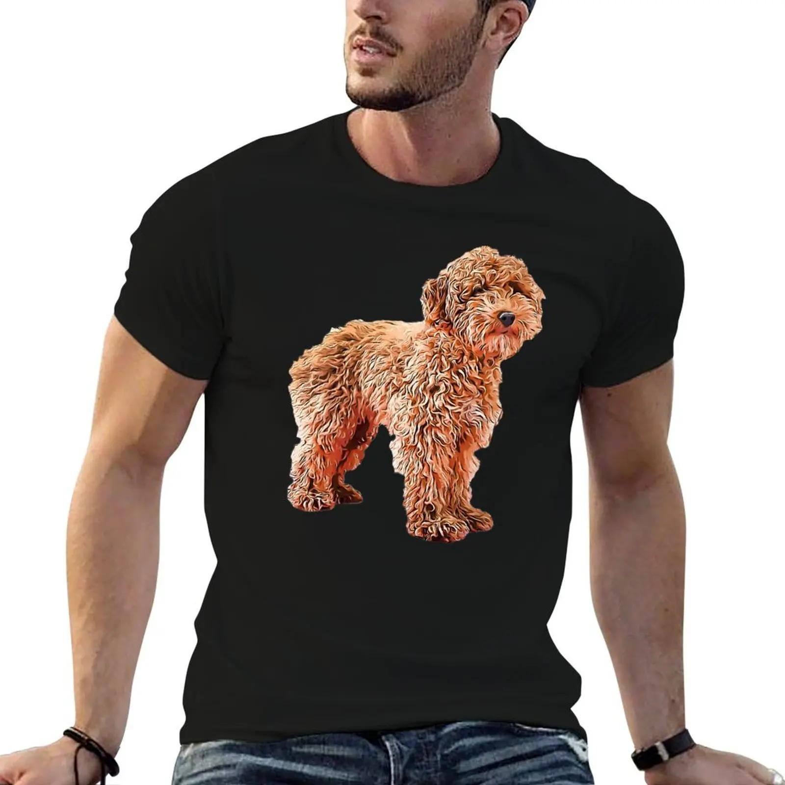 

Toy Poodle Mini Poodle T-Shirt cotton t shirts man 100% man t shirt cotton t shirts for man pack white T-shirt