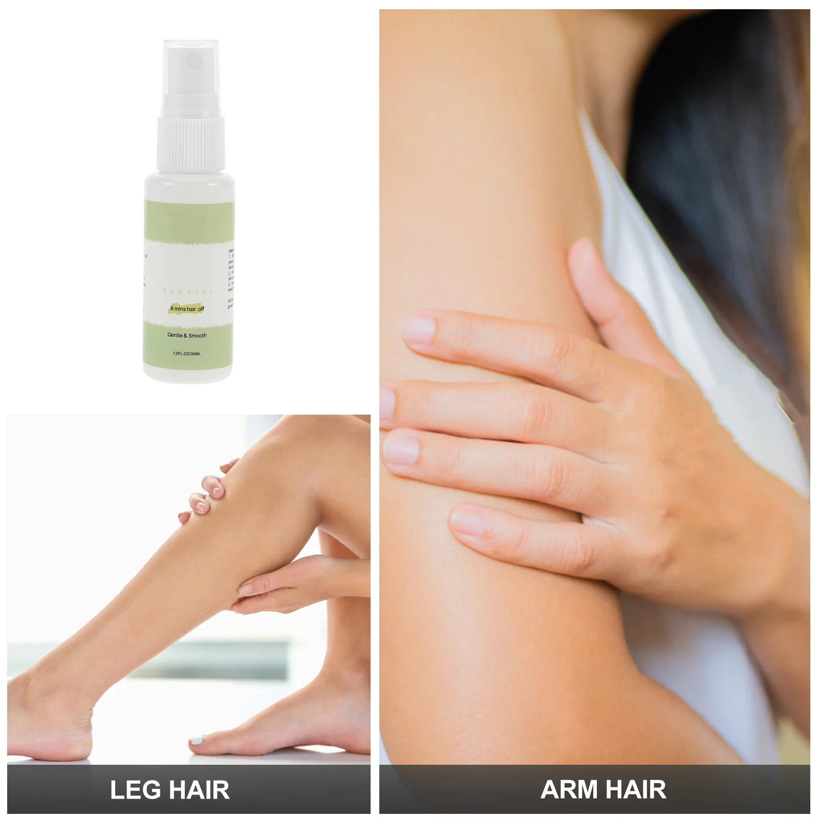 كريم حلاقة رغوي لإزالة الشعر اللطيف للوجه تحت الإبطين والساقين غير مؤلم ولا يترك بقايا بشرة ناعمة للنساء والرجال