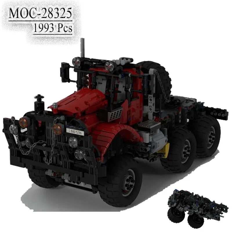 

New MOC-28325 1993Pcs All-Territory (Cross-Country) Truck Model Building Kitz Self-Locking Brick Adult Children Christmas Gift