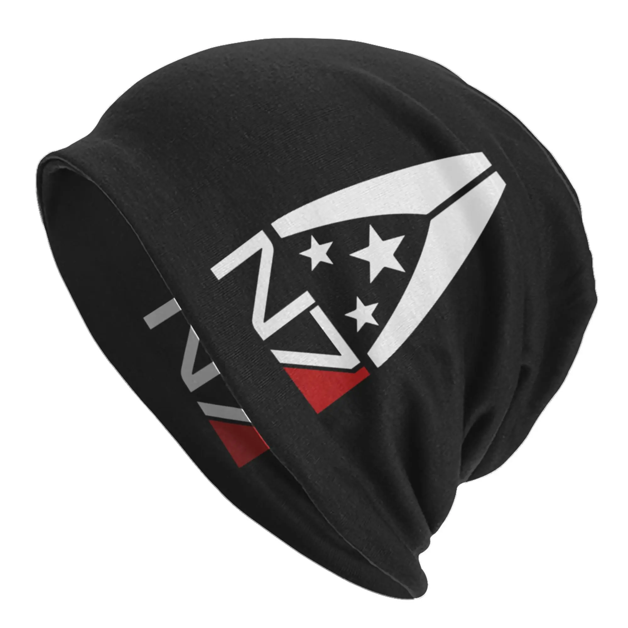 Mass Effect Alliance N7 Logo Bonnet Hats  Street Knit Hat For Women Men Winter Warm  Skullies Beanies Caps