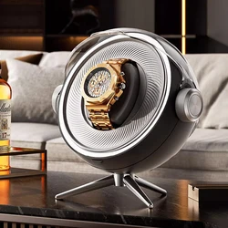 Luxury LED Watch Winder for Automatic Watches Box Mechanical Watch Storage Box Organizer Rotating  Silent Display Box Showroom