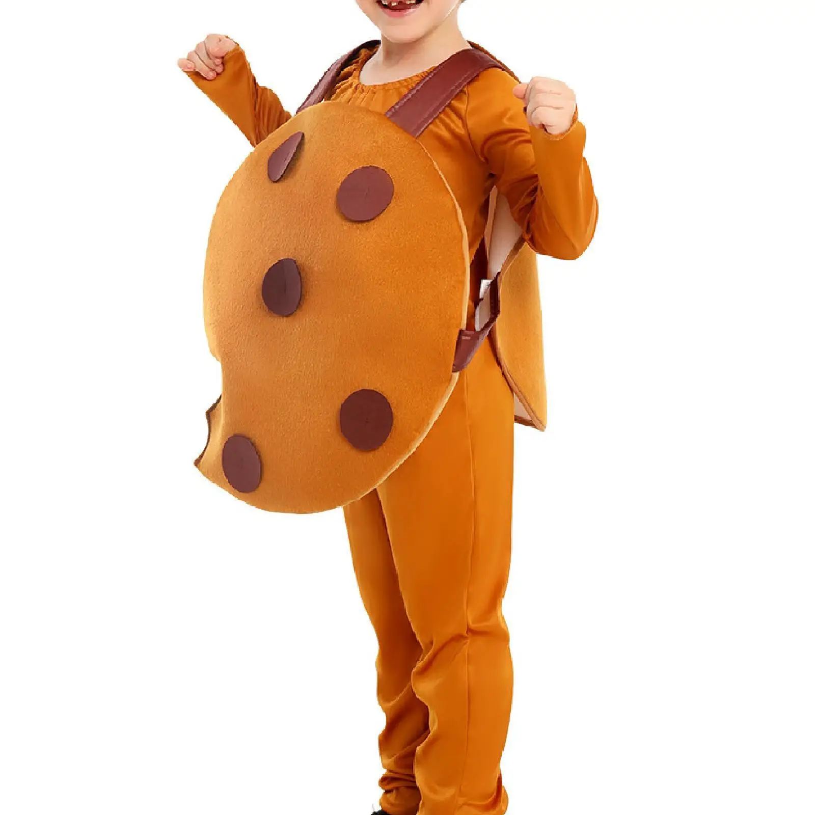 Koekjeskostuums voor kinderen Show Outfit voor Show Stage Performance Themafeest L tot XL Koekje