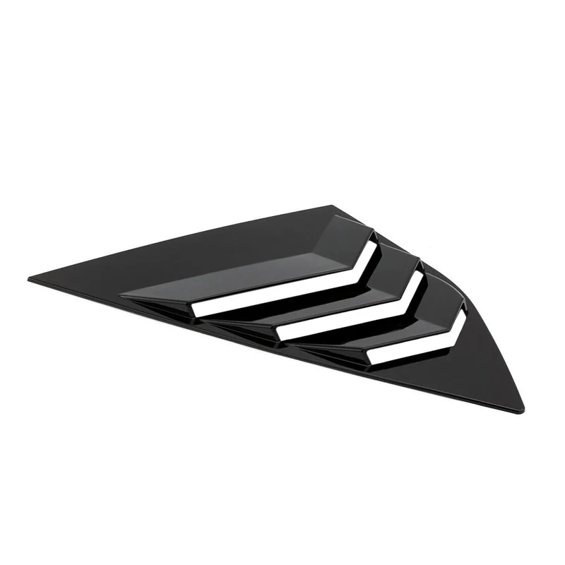 1 Pairs Rear Window Louvers Car Vent Side Tuyere Louvers Vent For Ford Focus ST RS MK3 2012-2018