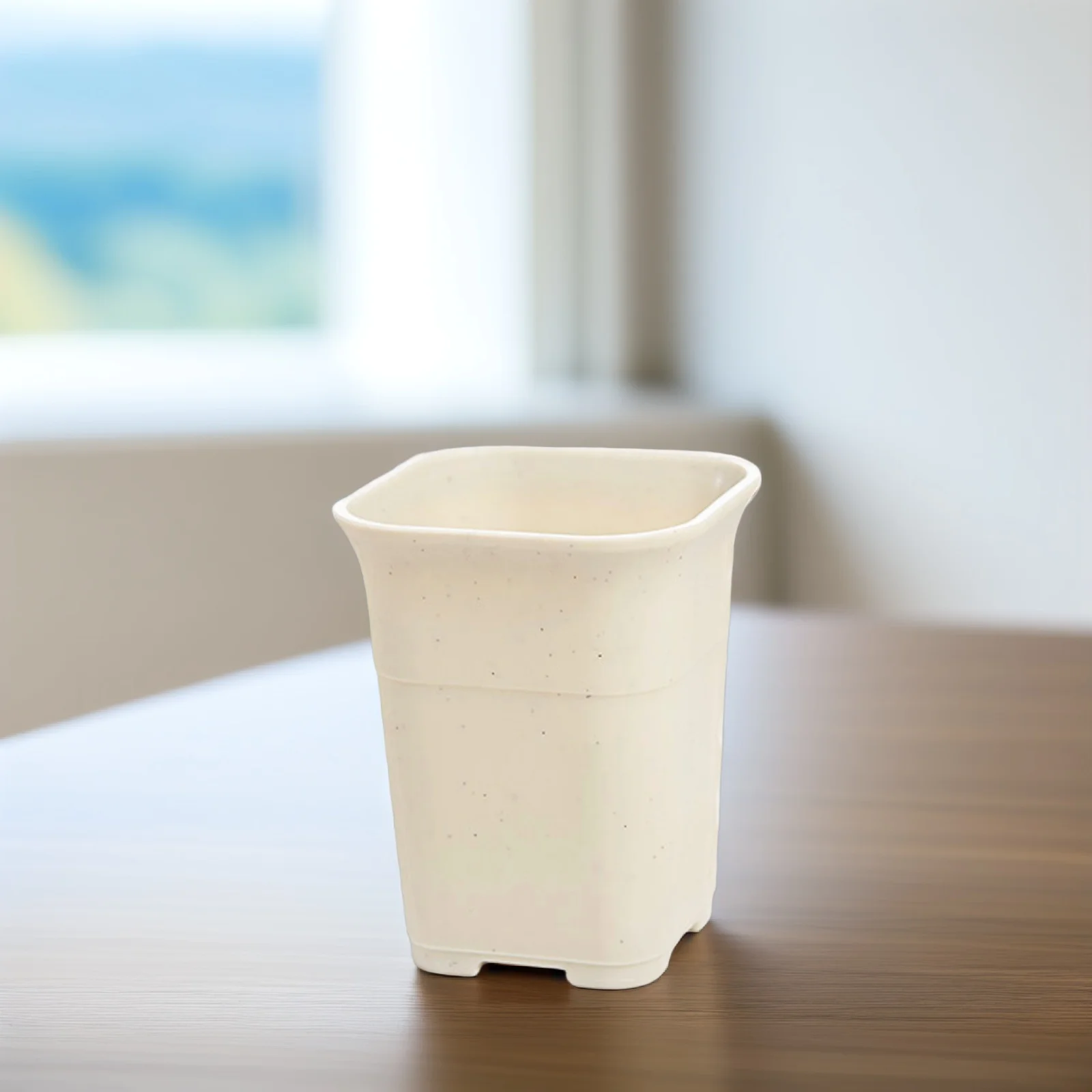 

10pcs Matte Plastic Flowerpots Square Mini Thickened Succulent Pots With Drainage Holes For Cactus Bonsai Plants Container