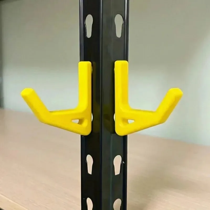 5pcs Universal Hooks For Shelving With10.3mm Hole Spacing Storage Hooks Garage Auxiliary Hooks Shelf Fittings Support Hooks