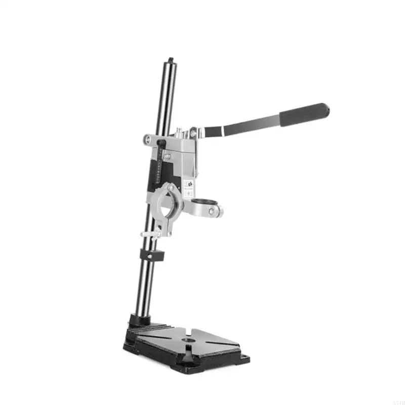 Aluminum Alloy Multifunction Drill Stand Support with Double Holes Suitable for Enhances Precise Hand Tool Applications 37JD